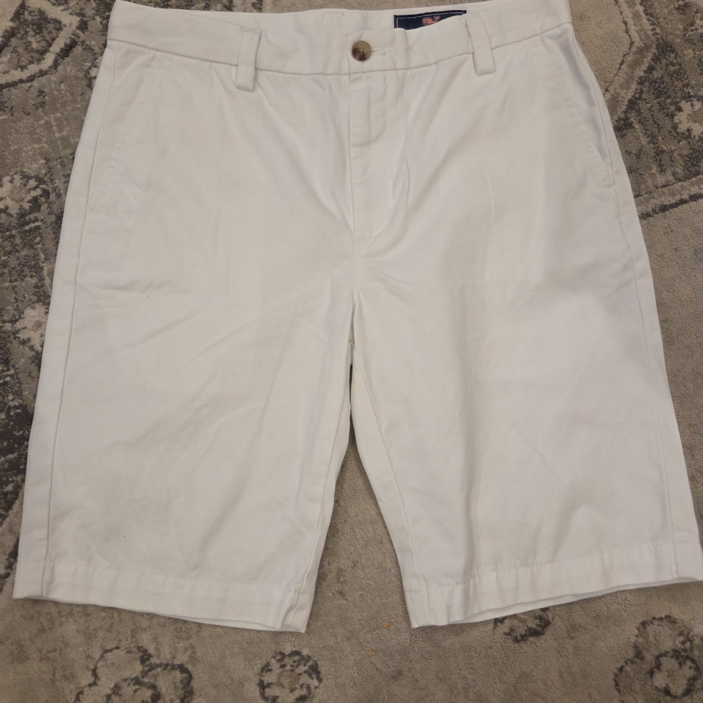 Classic White Men's Shorts